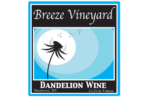 Dandelion Wine Wine Label