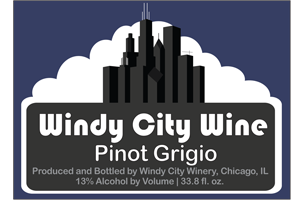 Pinot Grigio Wine Label